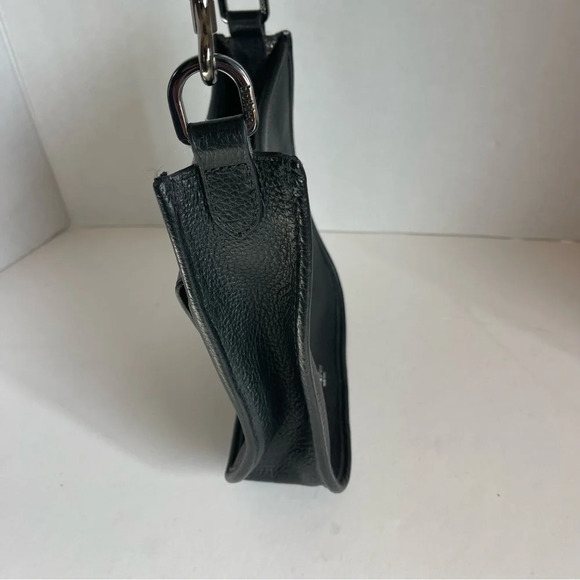 Botkier Valentina Small Hobo Saddle Crossbody Bag -  Black Leather - Picture 13 of 16